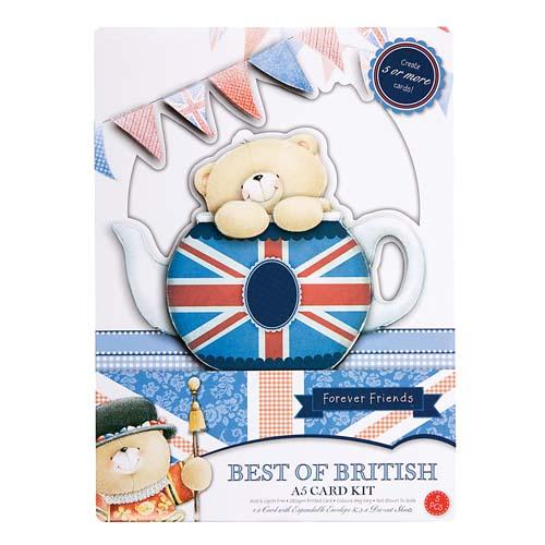 A5 Time for Tea Best of British Card Kit